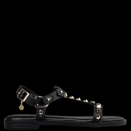 Envie Shoes Σανδάλια με Διακοσμητικά Τρούκς Μαύρο