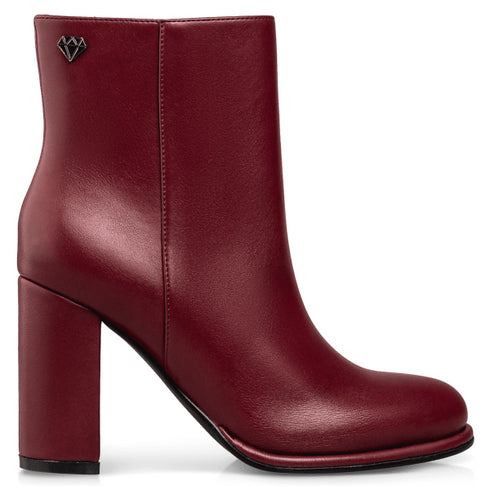 Mairiboo For Envie Γυναικεία All Hours Μποτάκια Με Block Τακούνι M45-22661 Κόκκινο