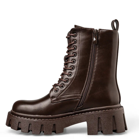 Mairiboo For Envie Γυναικεία Street Code Combat Αρβυλάκια M23-22652 Καφέ