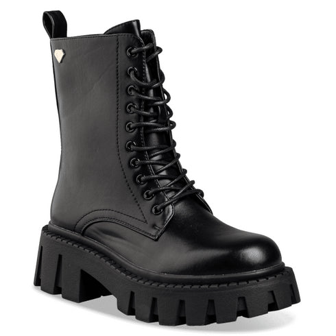 Mairiboo For Envie Γυναικεία Street Code Combat Boots M23-22652 Μαύρο