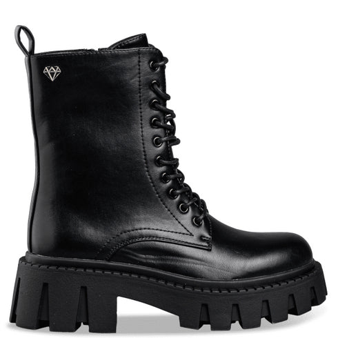 Mairiboo For Envie Γυναικεία Street Code Combat Boots M23-22652 Μαύρο