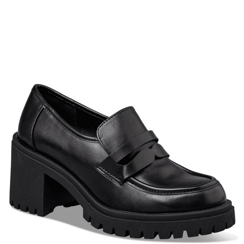 Miss NV Γυναικεία Chunky Loafers Με Μεσαίο Τακούνι V57-22112 Μαύρο