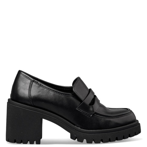 Miss NV Γυναικεία Chunky Loafers Με Μεσαίο Τακούνι V57-22112 Μαύρο