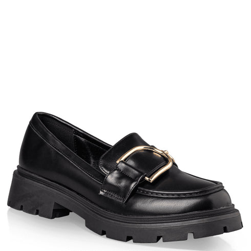 Miss NV Γυναικεία Μοκασίνια V31-22070 Μαύρο