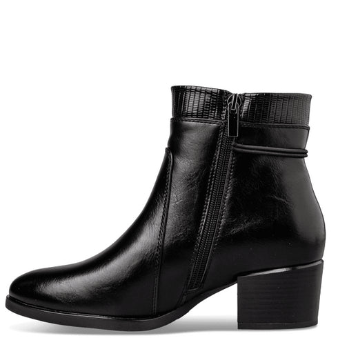 Miss NV Γυναικεία Μποτάκια V63-22208 Μαύρο