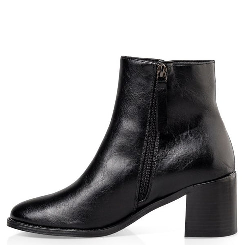 Miss NV Γυναικεία Μποτάκια V63-22220 Μαύρο