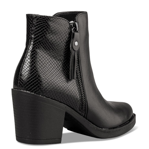 Miss NV Γυναικεία Western Μποτάκια V63-22219 Μαύρο