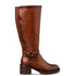 Miss NV Γυναικείες Μπότες Ιππασίας Πάνω Από Το Γόνατο V63-22222 Καφέ