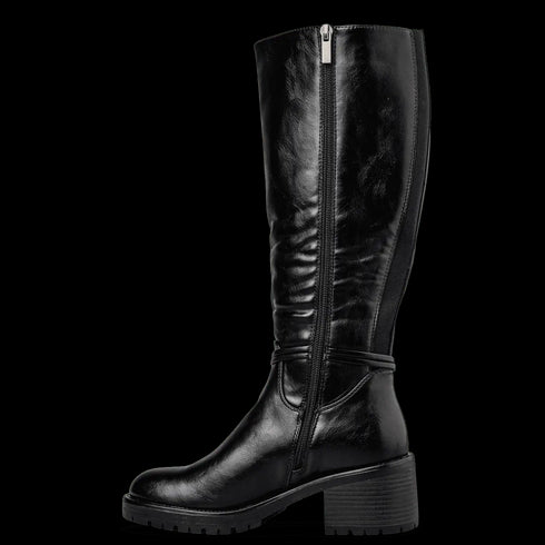 Miss NV Γυναικείες Μπότες Ιππασίας Πάνω Από Το Γόνατο V63-22222 Μαύρο