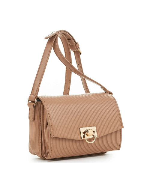 Verde Γυναικεία Τσάντα Χιαστί 16-6775 Φυσικό Ρόζ