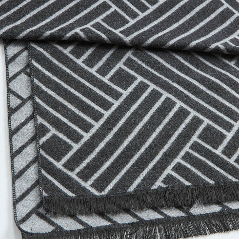 Verde Ανδρικό Κασκόλ 59-0021 Γκρι