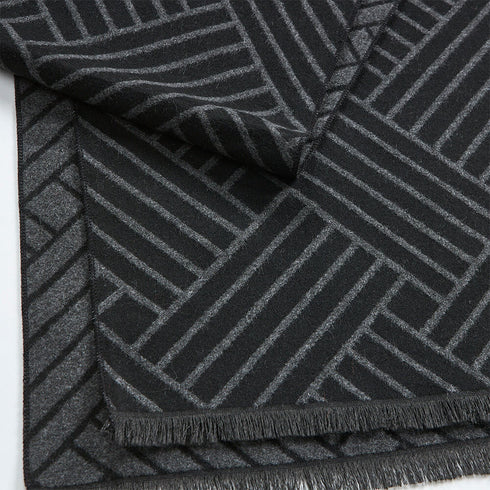 Verde Ανδρικό Κασκόλ 59-0021 Μαύρο