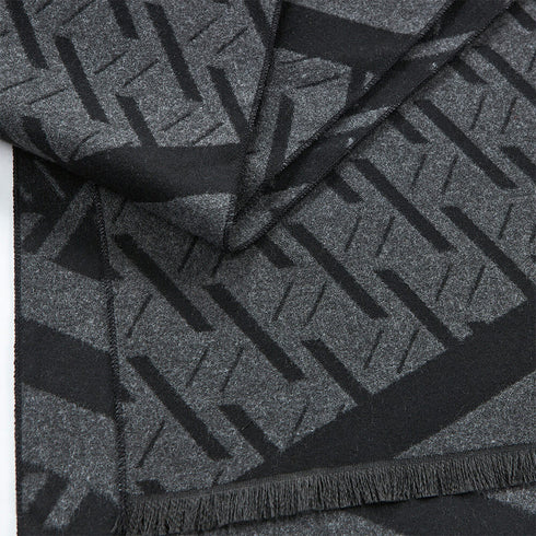 Verde Ανδρικό Κασκόλ 59-0028 Μαύρο