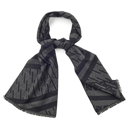 Verde Ανδρικό Κασκόλ 59-0028 Μαύρο