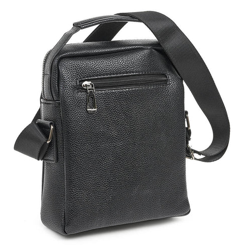 Verde Ανδρική Τσάντα Ώμου/Χιαστί 13-0103 Μαύρο