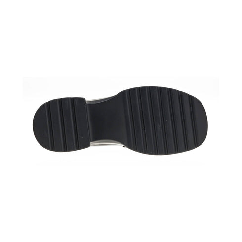 Verde Chunky Loafers με Χρυσή Λεπτομέρεια στο Μπροστά Μέρος 28-3927 Μαύρο