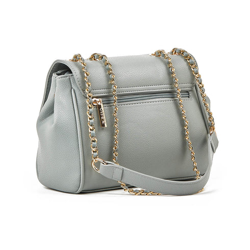 Verde Γυναικεία Τσάντα Ώμου 16-7408 Μπλε