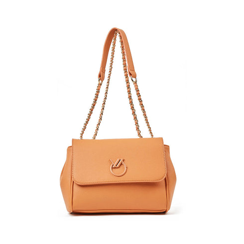 Verde Γυναικεία Τσάντα Ώμου 16-7408 Πορτοκαλί