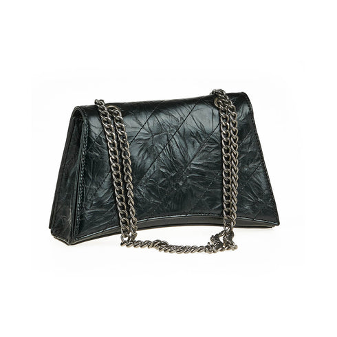 Verde Γυναικεία Τσάντα Ώμου 16-7425 Μαύρο