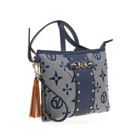 Verde Γυναικεία Τσάντα Ώμου-Χειρός16-7445 Μπλε