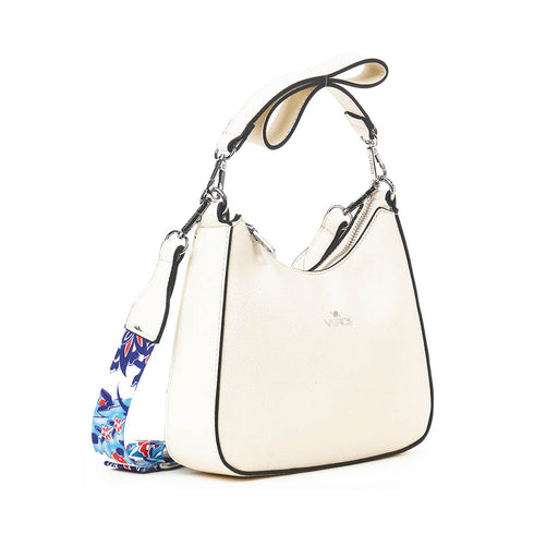 Verde Γυναικεία Τσάντα Ώμου 16-7448 Εκρού