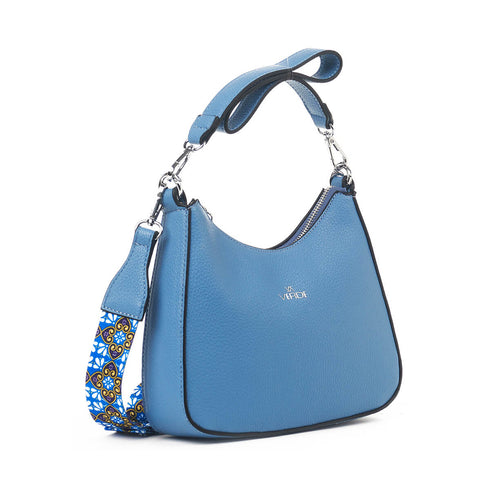 Verde Γυναικεία Τσάντα Ώμου 16-7448 Μπλε