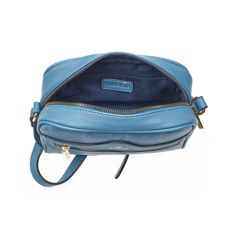 Verde Γυναικεία Τσάντα Χιαστί 16-7275 Μπλε