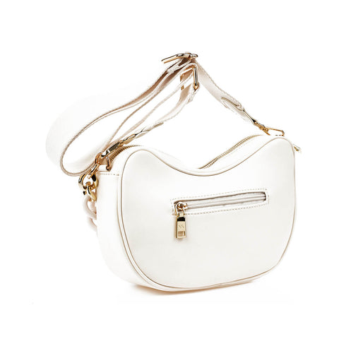 Verde Γυναικεία Τσάντα Χιαστί 16-7369 Εκρού