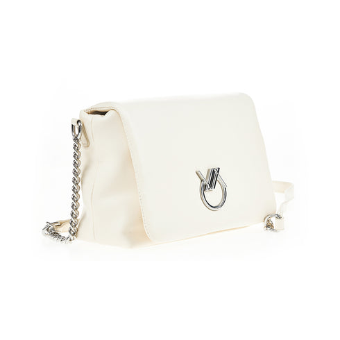 Verde Γυναικεία Τσάντα Χιαστί 16-7442 Εκρού