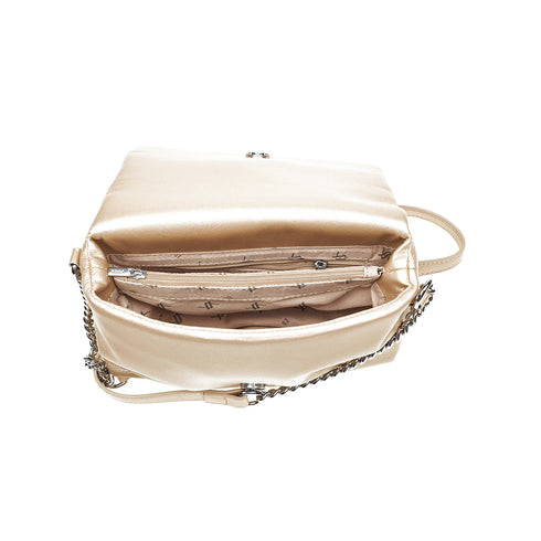 Verde Γυναικεία Τσάντα Χιαστί 16-7442 Χρυσό