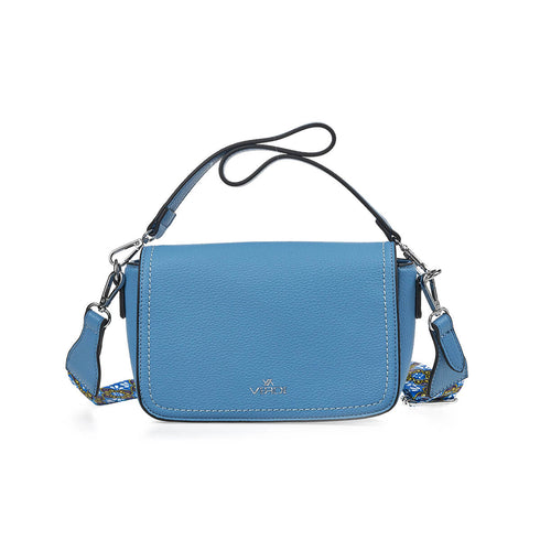 Verde Γυναικεία Τσάντα Χιαστί-Ώμου 16-7447 Μπλε