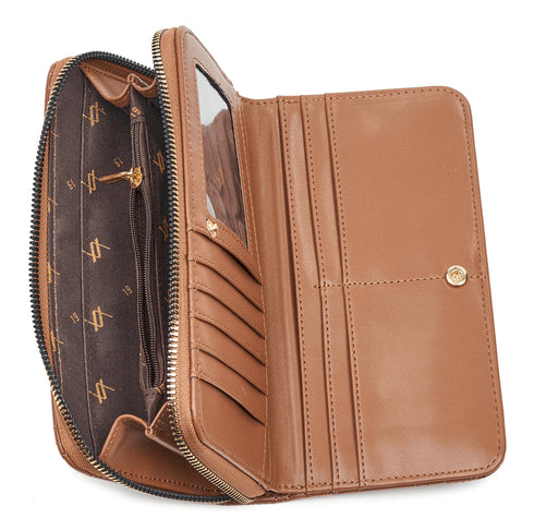 Verde Γυναικείο Πορτοφόλι 18-1273 Καφέ