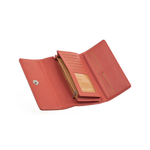Verde Γυναικείο Πορτοφόλι 18-1441 Πορτοκαλί