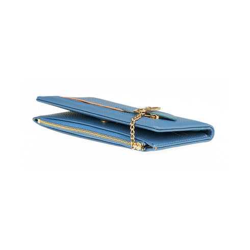 Verde Γυναικείο Πορτοφόλι 18-1442 Ανοιχτό Μπλε