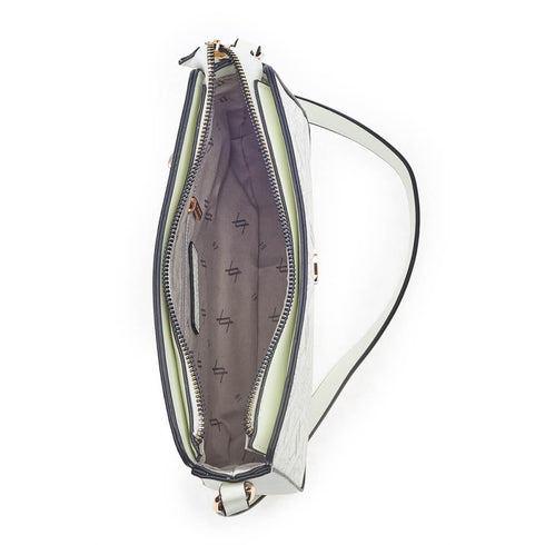 Verde Γυναικείο Τσαντάκι Ώμου-Χιαστί 16-6896 Λευκό