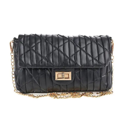 Verde Γυναικείο Τσαντάκι Βραδινό 01-1518 Μαύρο