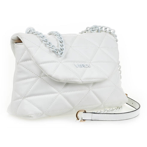 Verde Γυναικεία Τσάντα Χιαστί 16-6949 Λευκό