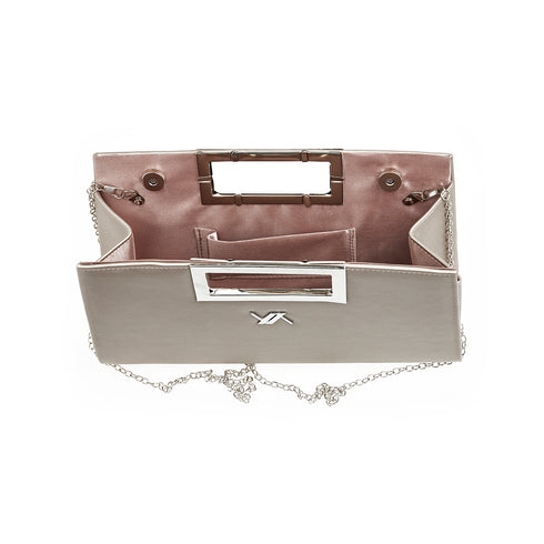 Verde Γυναικείο Βραδινό Τσαντάκι 01-1865 Ασημί