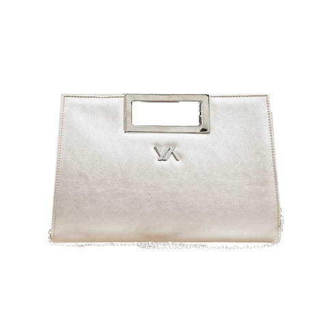 Verde Γυναικείο Βραδινό Τσαντάκι 01-1865 Ασημί