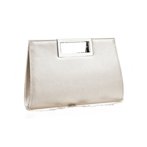 Verde Γυναικείο Βραδινό Τσαντάκι 01-1865 Ασημί