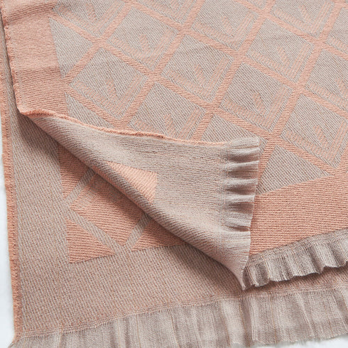 Verde Γυναικείο Κασκόλ 06-0929 Ροδακινί