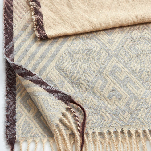 Verde Γυναικείο Κασκόλ 06-0937 Λιλά