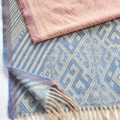 Verde Γυναικείο Κασκόλ 06-0937 Μπλε