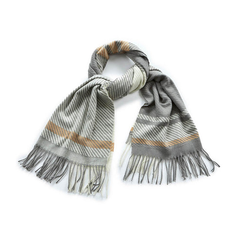 Verde Γυναικείο Κασκόλ 06-0941 Γκρι