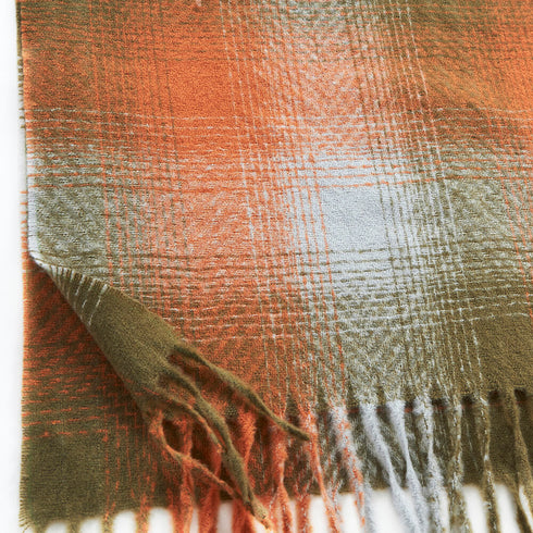 Verde Γυναικείο Κασκόλ 06-0959 Πορτοκαλί