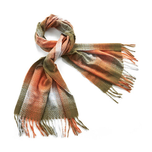 Verde Γυναικείο Κασκόλ 06-0959 Πορτοκαλί