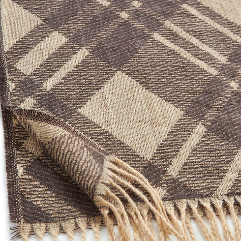 Verde Γυναικείο Κασκόλ 06-0978 Καφέ