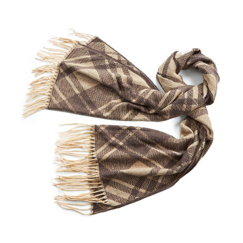 Verde Γυναικείο Κασκόλ 06-0978 Καφέ