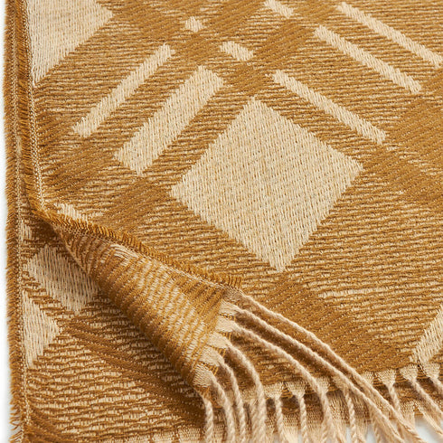 Verde Γυναικείο Κασκόλ 06-0978 Μουσταρδί