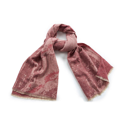 Verde Γυναικείο Κασκόλ 06-0983 Μπορντώ